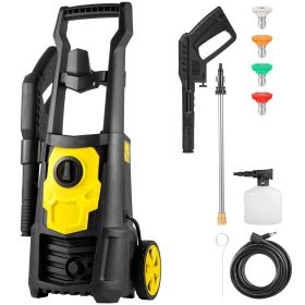 Electric Power Washer, 2000 PSI, Max 1.65 GPM Pressure Washer with 30 ft Hose & Reel, 5 Quick Connect Nozzles, Foam Cannon, Portable to Clean Pat