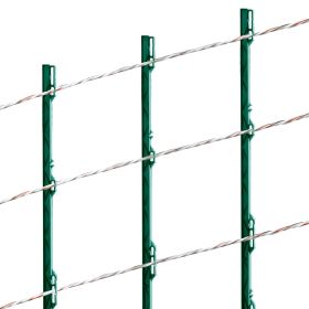 Electric Fence Wire, 2625Ft 800M Portable Polywire, 3/32" Diameter 9 Mixed Metal Strands for Reliable Conductivity and UV, Rust Resistance